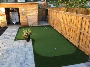 3 Hole Synthetic Golf Green