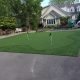 5 Hole Artificial Golf Green installed over a tennis court Oakville
