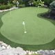 Artificial Golf Greens Toronto Wonderful curved shaped green provides homeowners with truly addition to overall landscaping