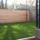 New fencing with grass looks clean and natural