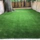 Large trees& new fences are finished with artificial grass