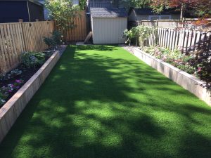 Perfectly landscaped gardens matches perfect artificial grass 