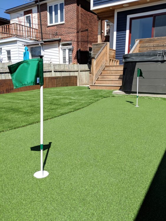 Small but perfect PG-Augusta with PushNPutt Flags