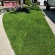 Synthetic Front lawn installation