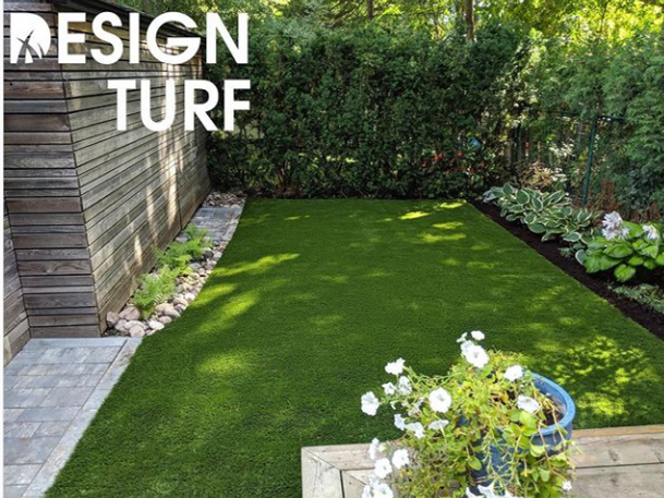 A serene backyard setting using our Natural Real Grass