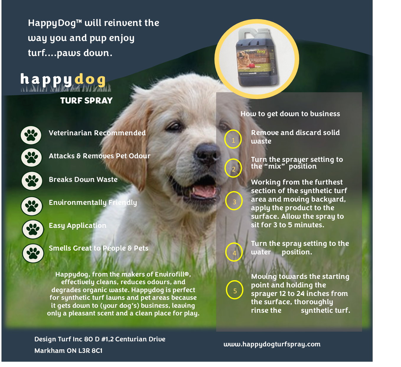 happydog turf spray